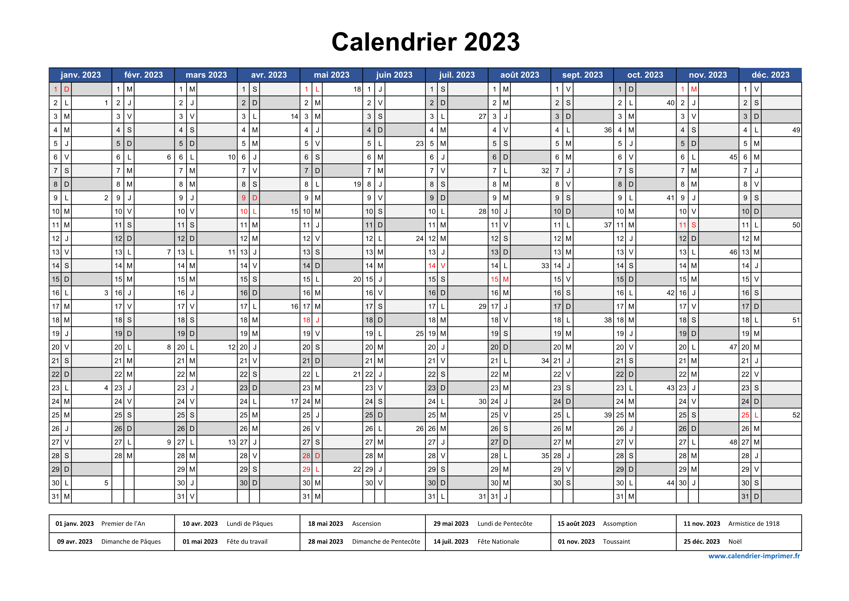 Planner 2022-2023 à télécharger gratuitement !