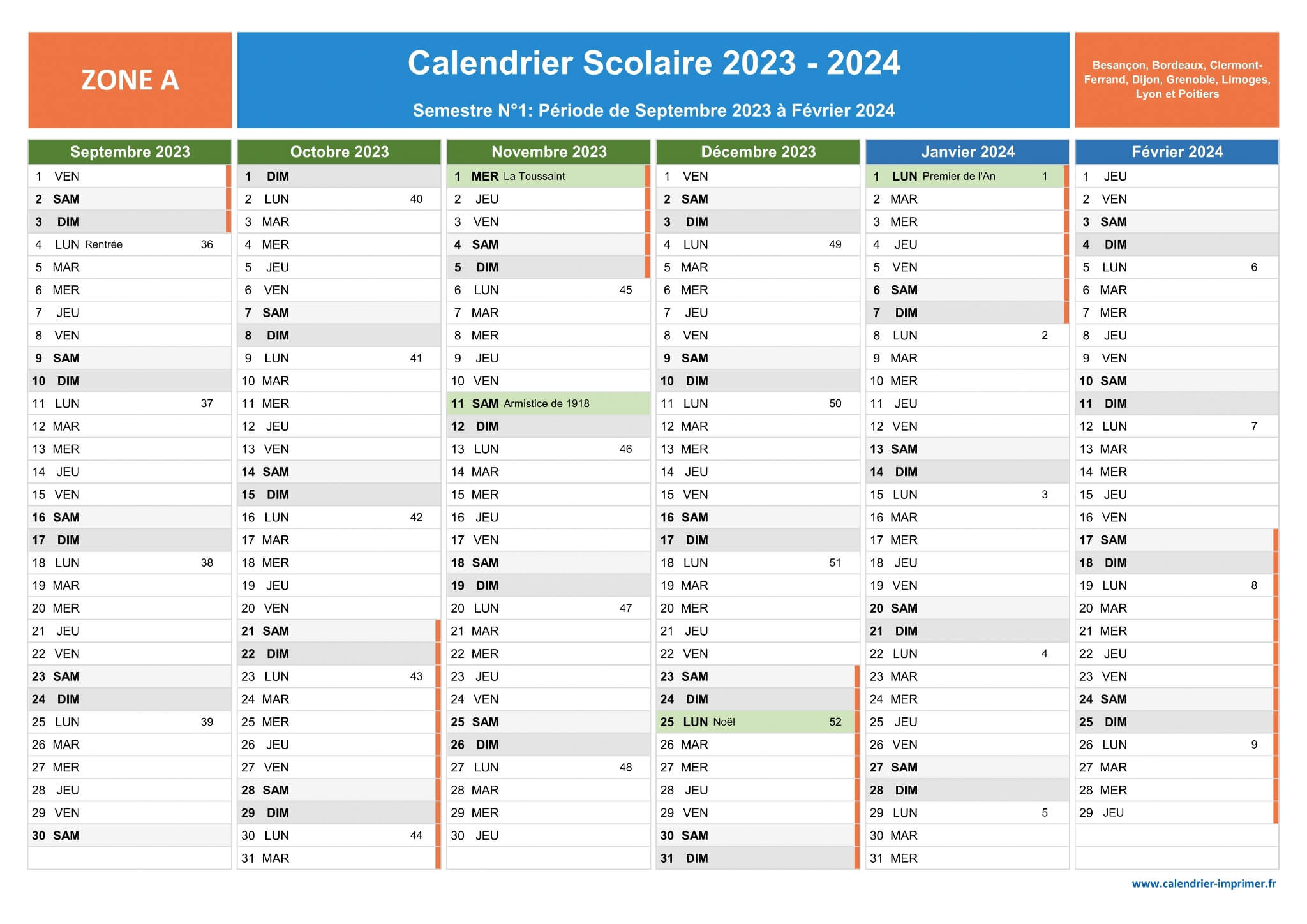 Calendrier 2023-2024 - Trisomie 21 Gironde